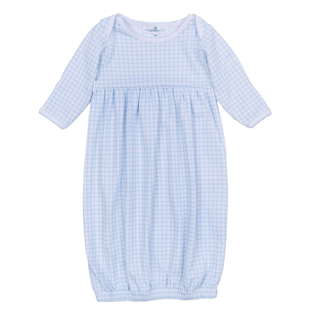 Blue Peek-A-Boo Wishes Gathered Gown