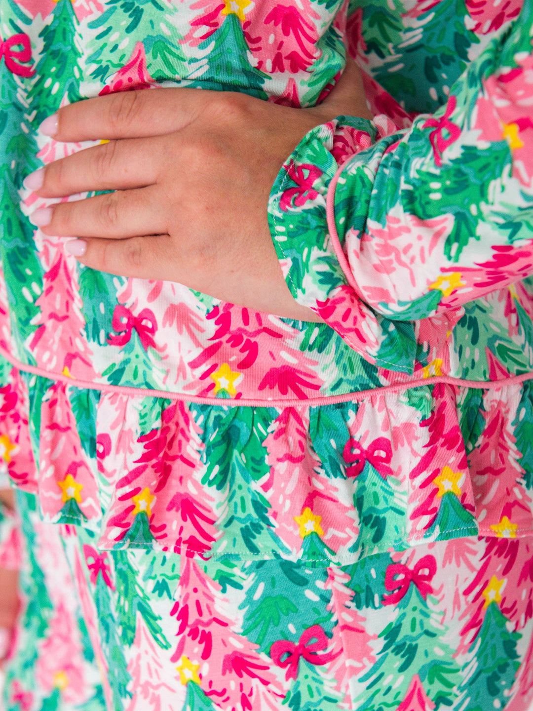 Women's Pink Jolly Grove Pajama Set