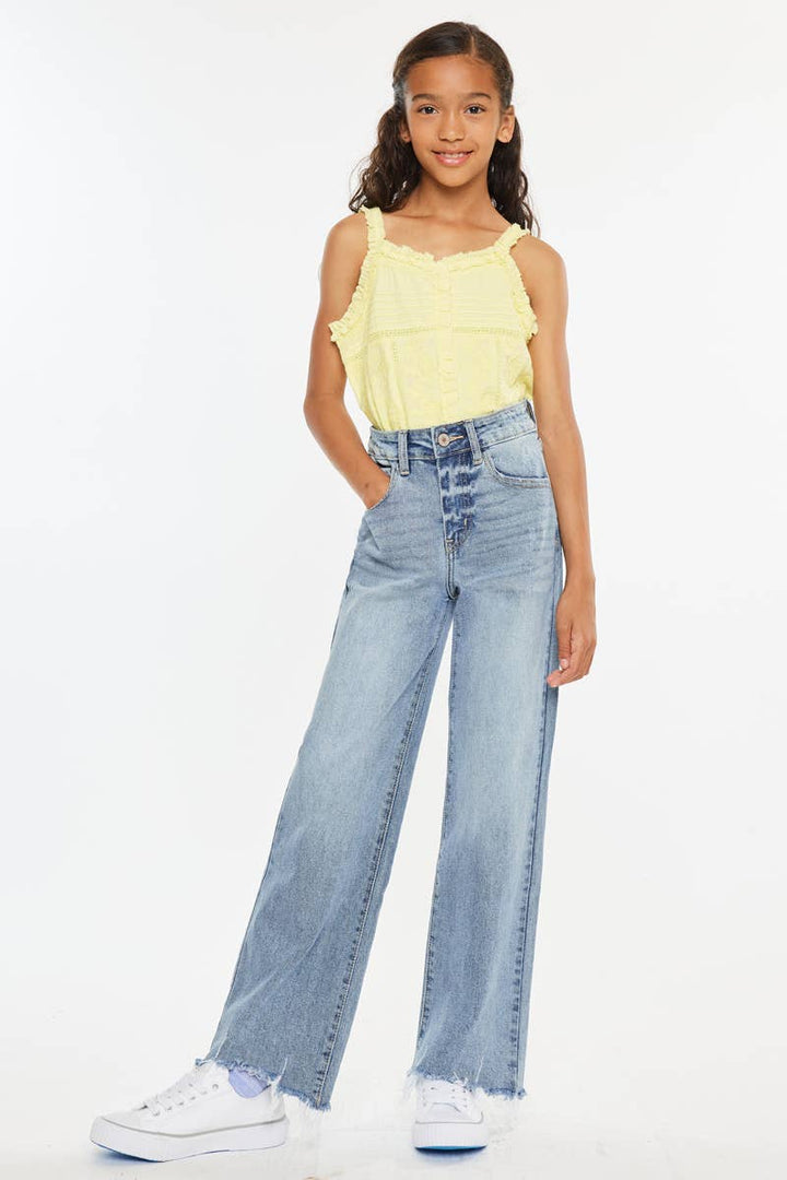 MK HIGH RISE SLIM WIDE JEANS