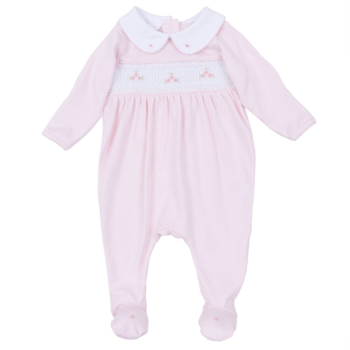 Willow's Classics Smocked Footie - Pink