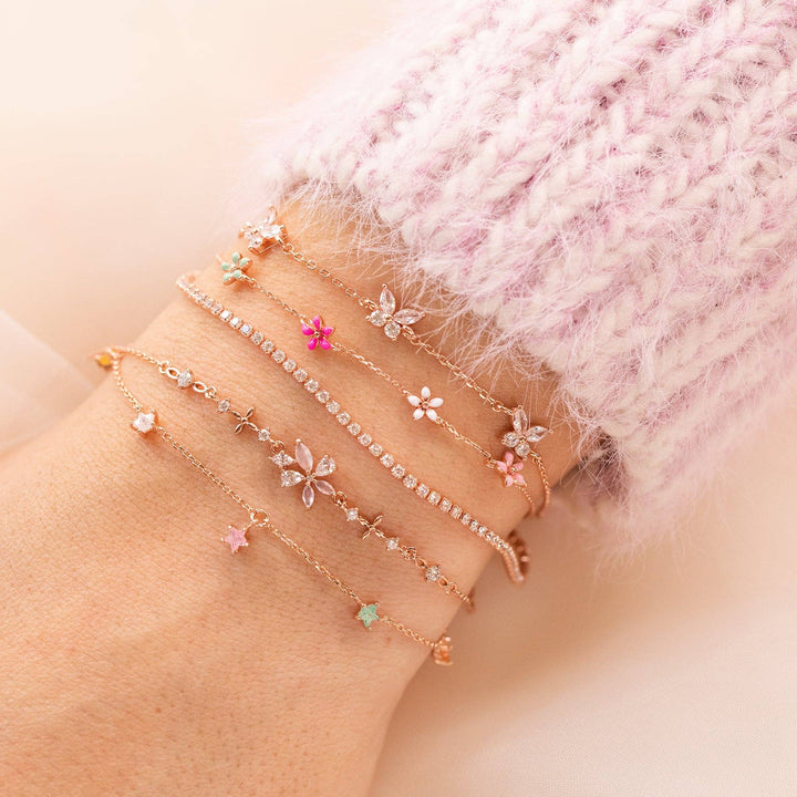 Endless Tennis Bracelet: Silver