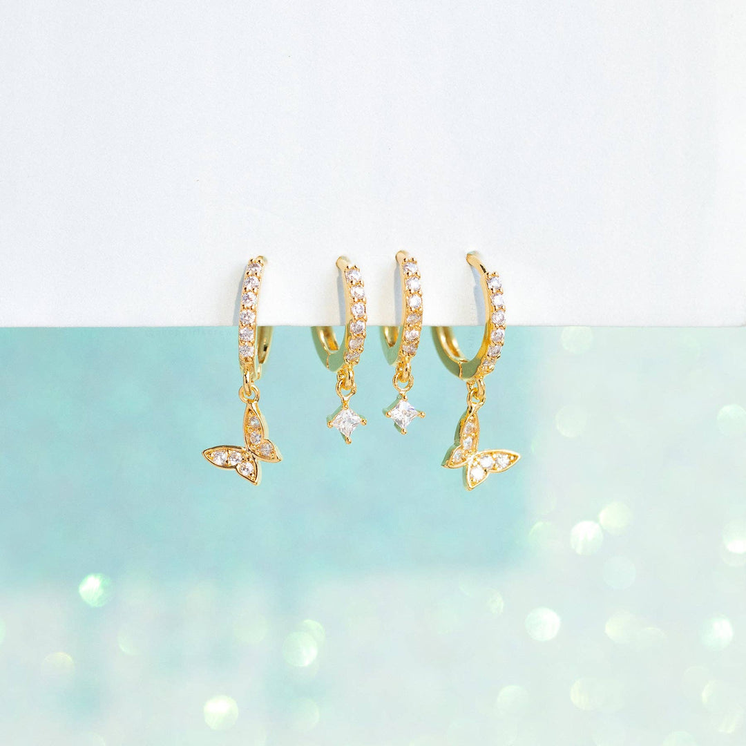 Fly With Me Hoops: Gold