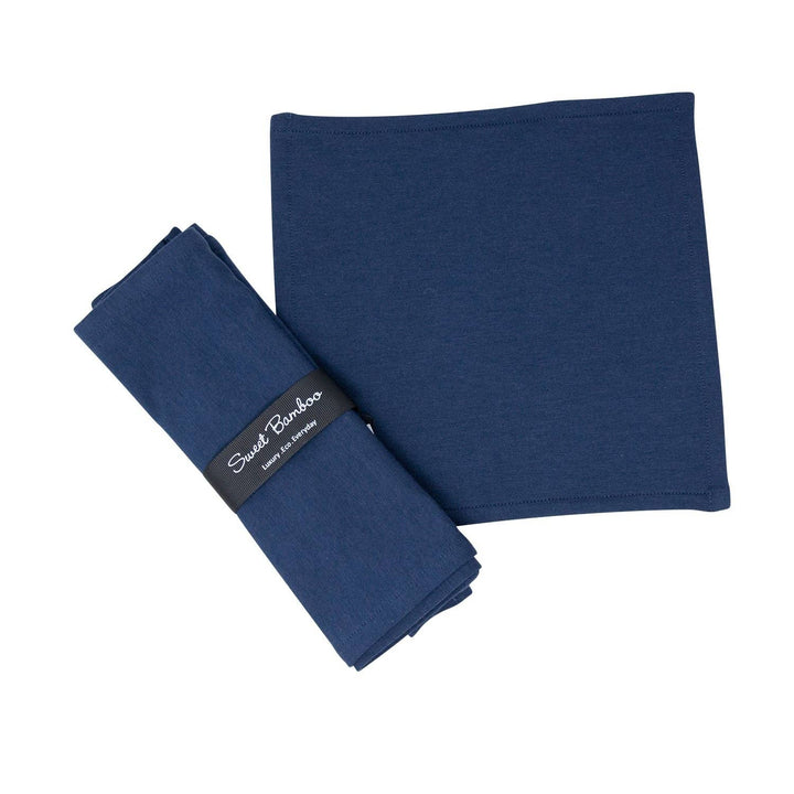 French Terry Wash Cloths - Indigo Blue