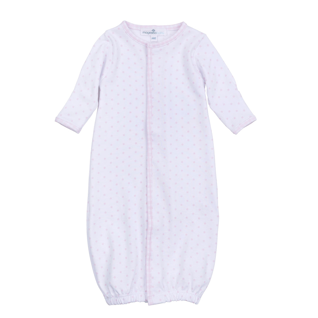 Pink Gingham Dots Converter