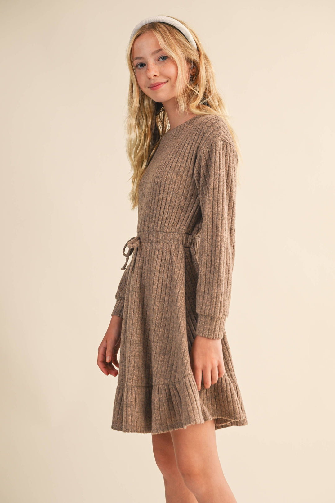 HACCI LONG SLEEVE DRESS