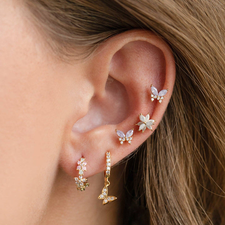Fly With Me Hoops: Gold