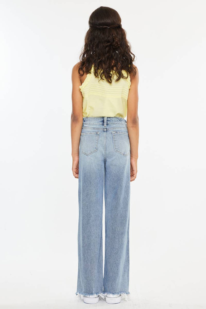 MK HIGH RISE SLIM WIDE JEANS