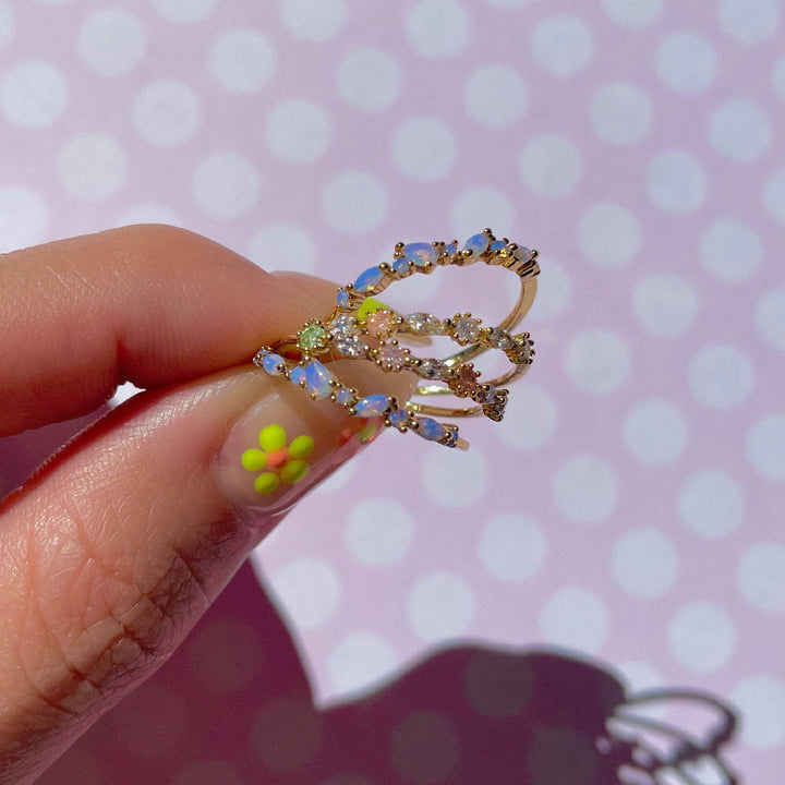 Pastel Rosie Ring: Gold / 6
