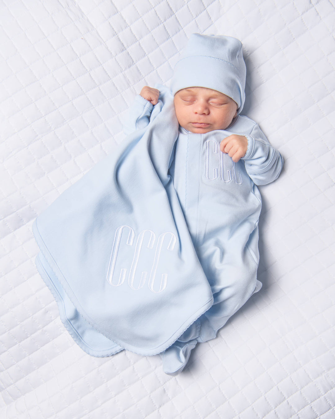 Essentials Solid Blue Footie