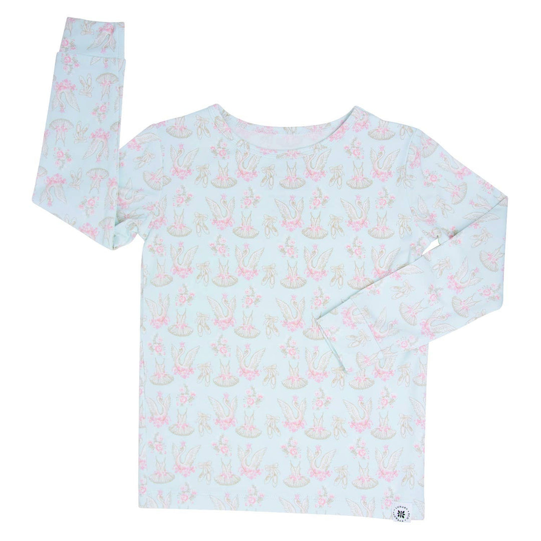 Big Kid Pajama - Dancing Swans
