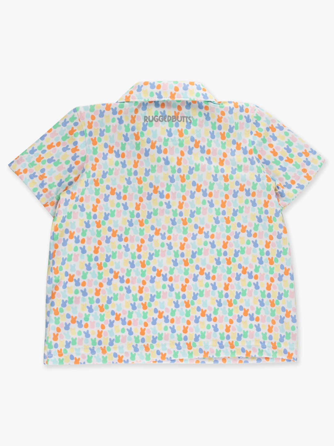 Boys Hoppy Eggs Knit Short Sleeve Performance Polo