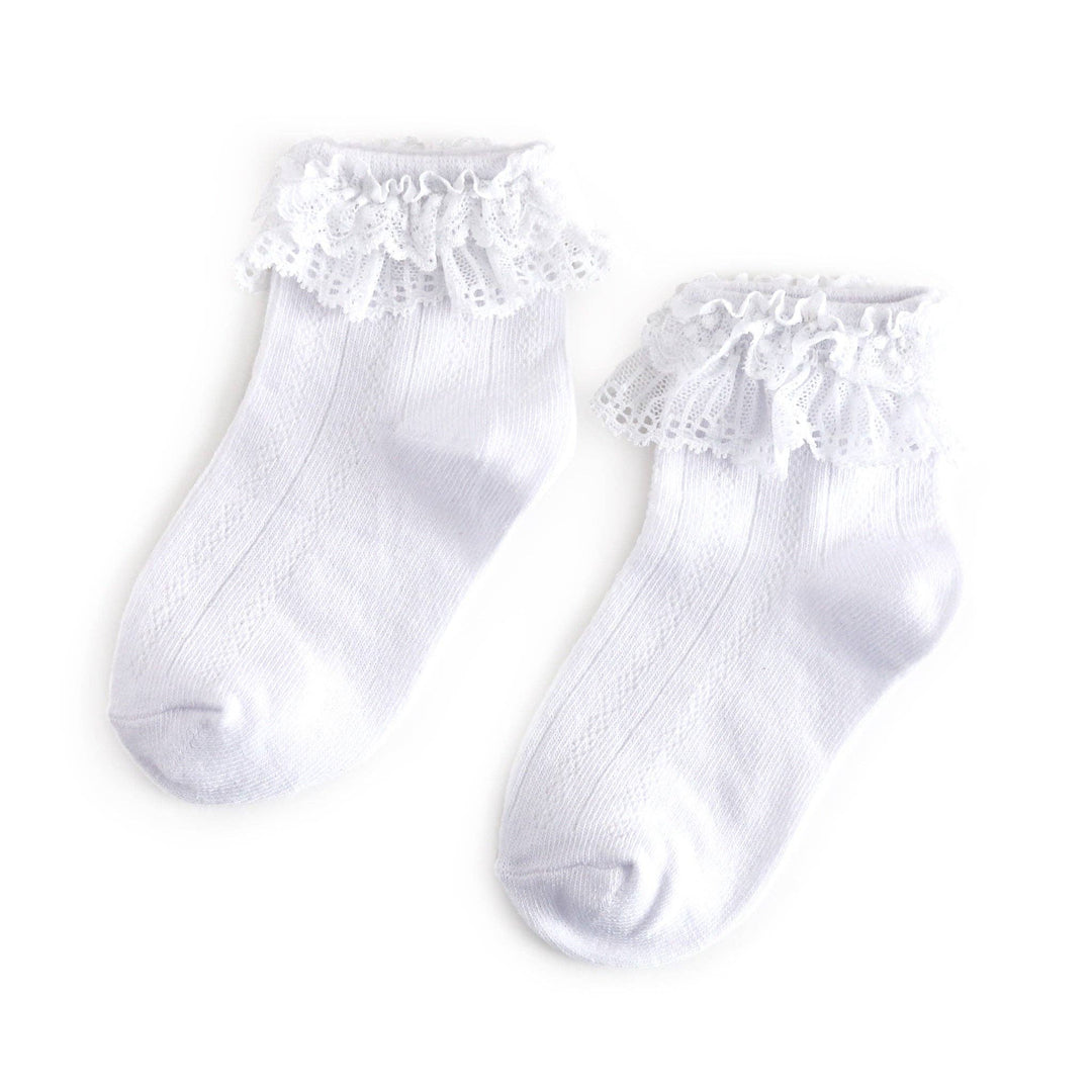 Lace Bobby Socks~ White