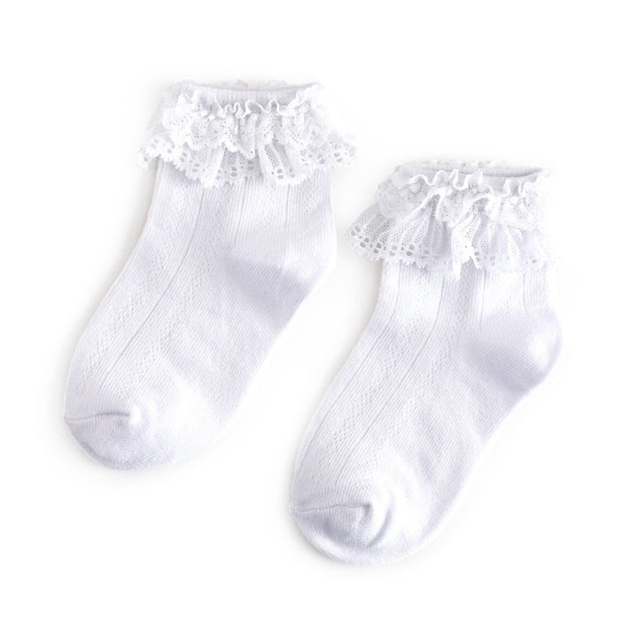 Lace Bobby Socks~ White