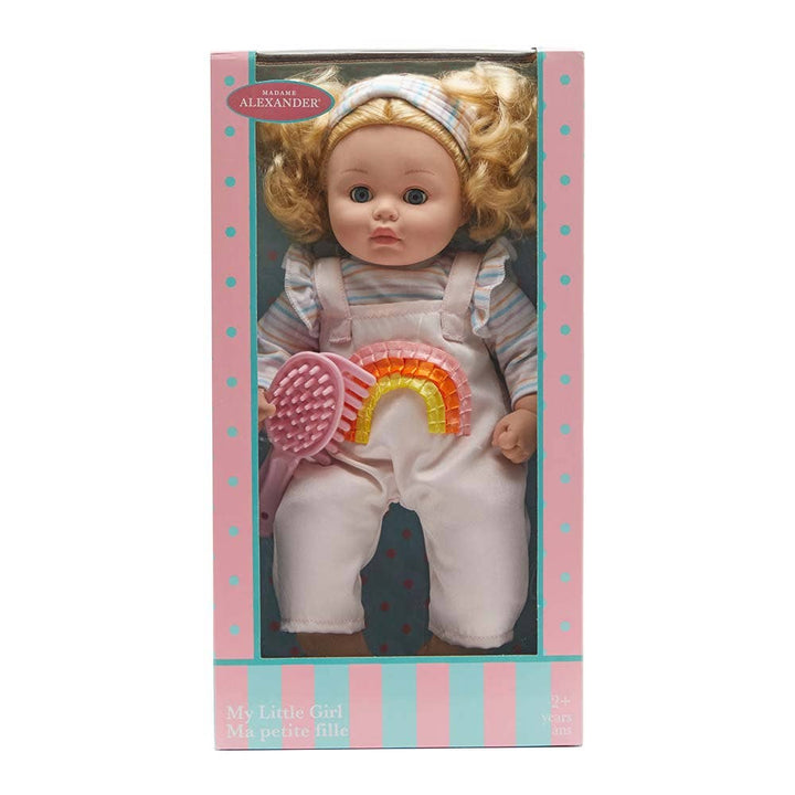 My Little Girl Rainbow Overalls - Light Skin Tone