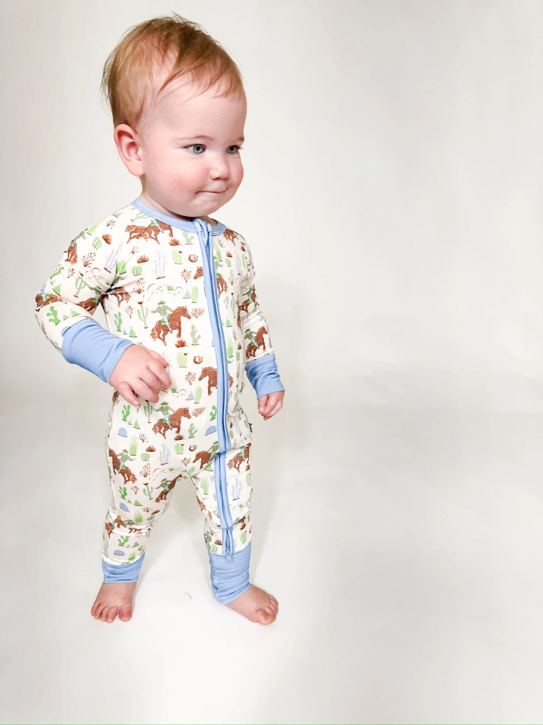 Convertible Romper -Saddle Up Cowboy