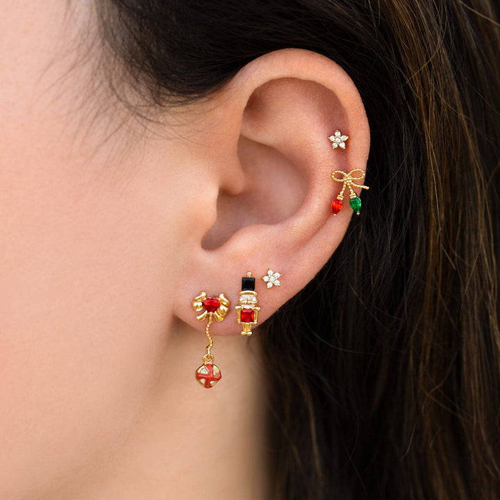 Santa’s Faves Stud Set: Gold