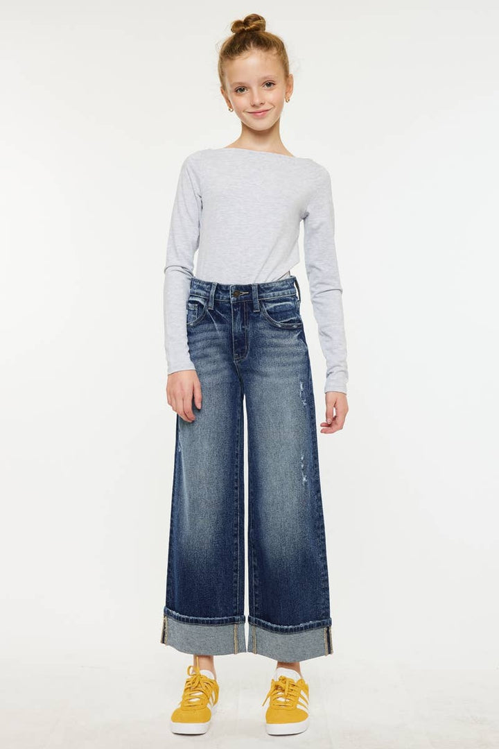 Dark Wash Cuffed