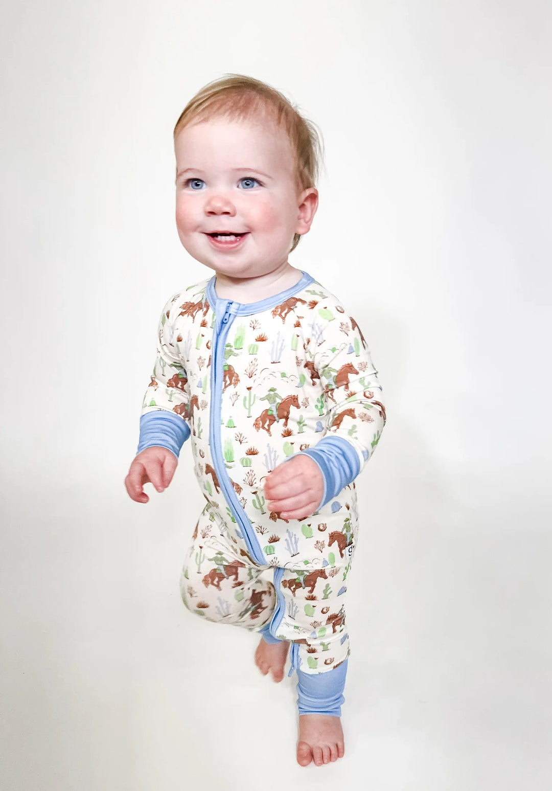 Convertible Romper -Saddle Up Cowboy