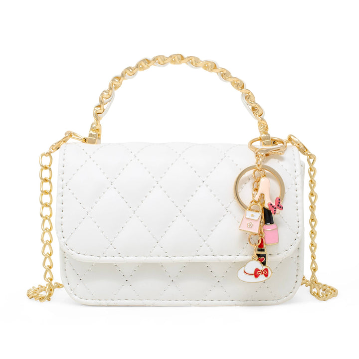 Link Chain Top Handle Handbag