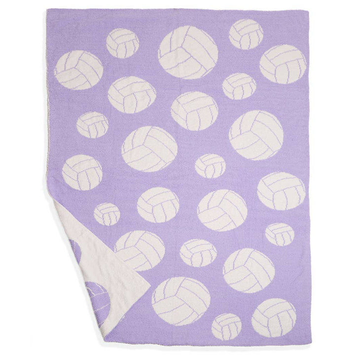 Volleyball Blanket- Lavender