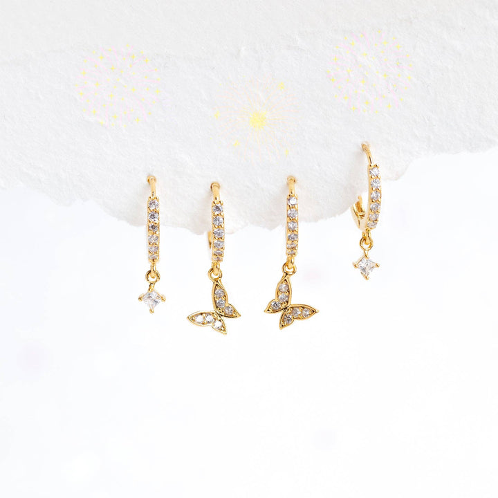Fly With Me Hoops: Gold