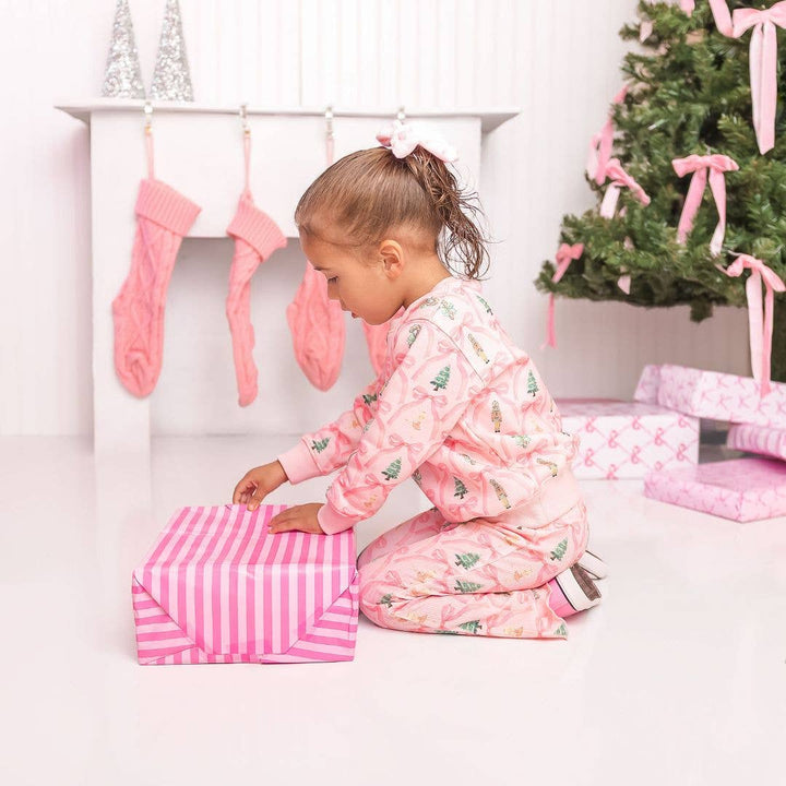 Nutcracker Trellis Christmas Flare Legging - Kids Clothing: 4T