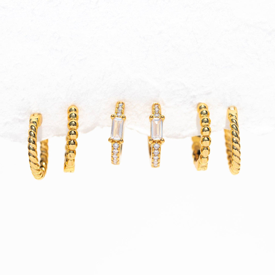 California Dreamin' Hoop Set: Gold