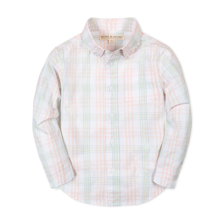 Organic Stretch Poplin Shirt: Chateau Plaid