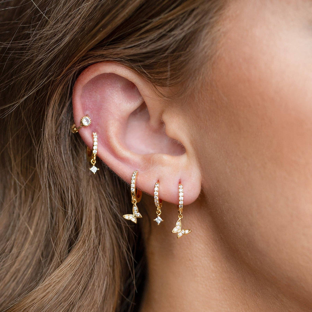 Fly With Me Hoops: Gold