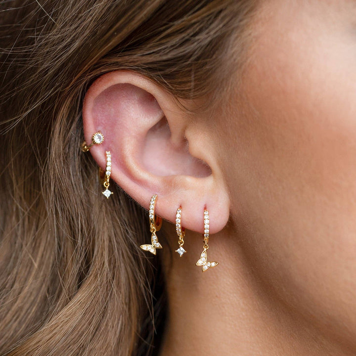 Fly With Me Hoops: Gold