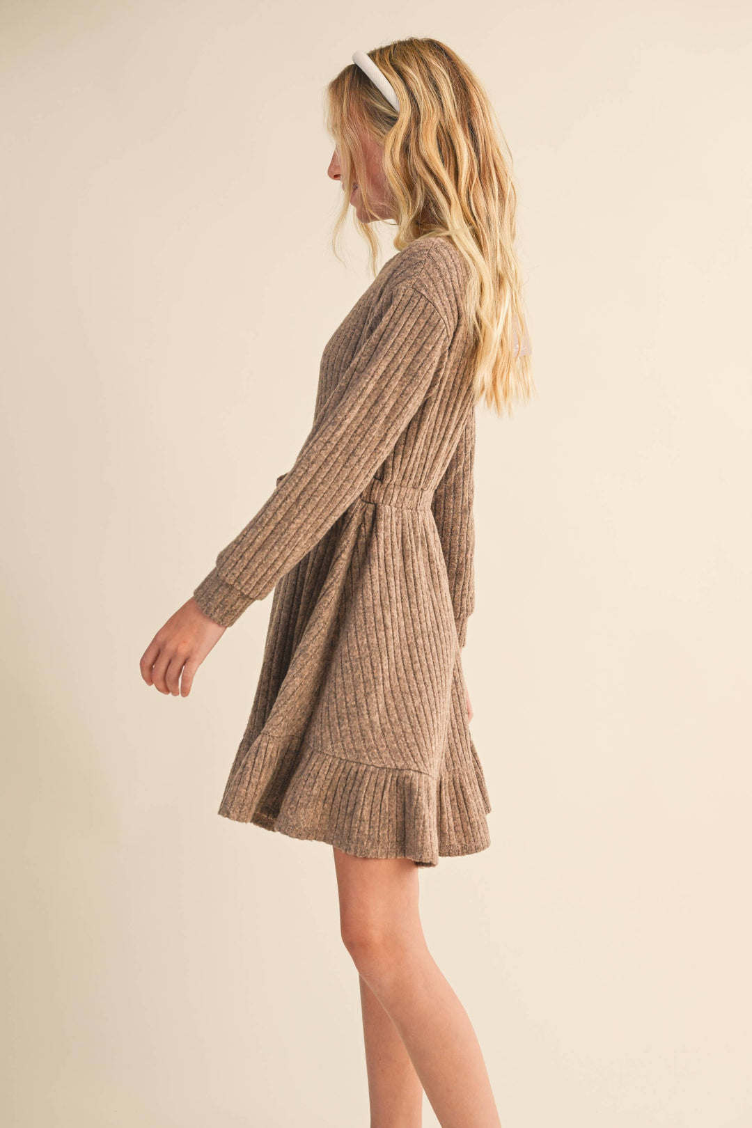 HACCI LONG SLEEVE DRESS
