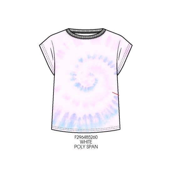 Faux Tie-Dye Top