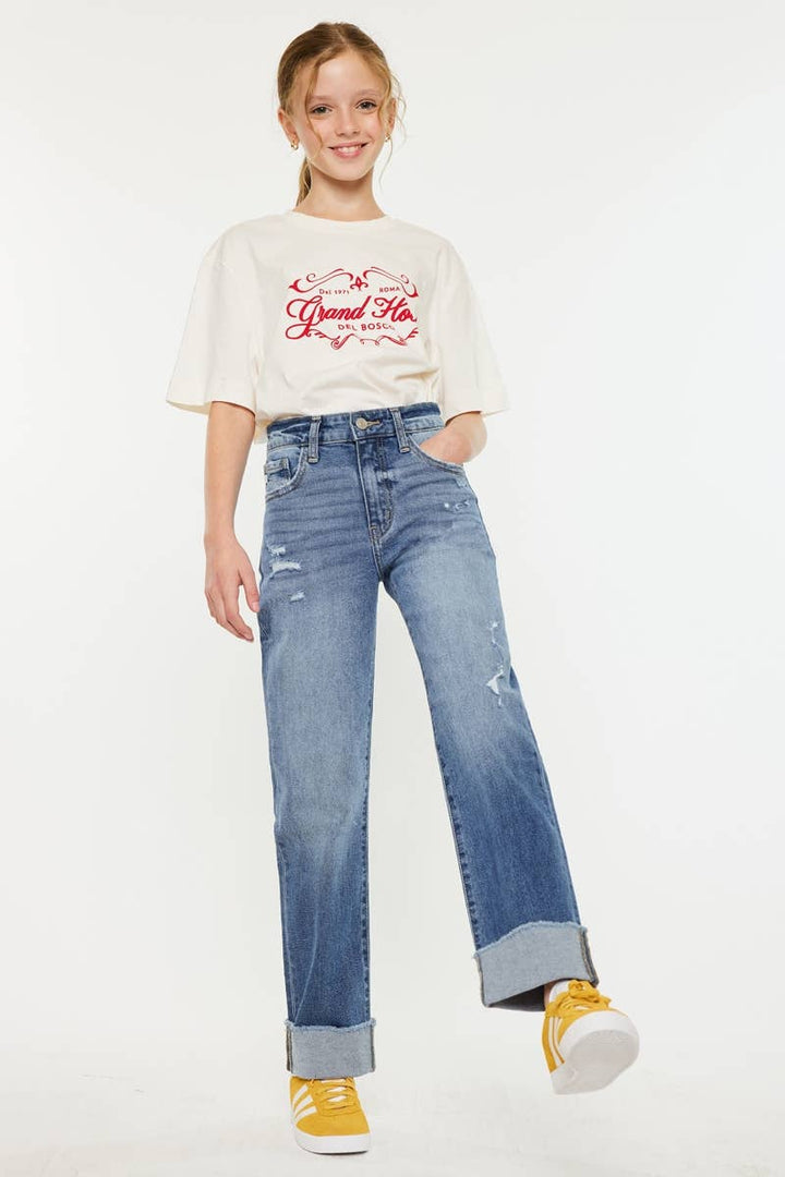 Erin High Rise Straight Jeans