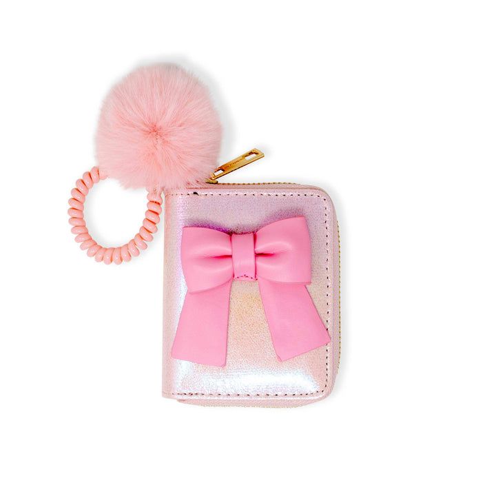 Jumbo Bow  Wallet: Pink