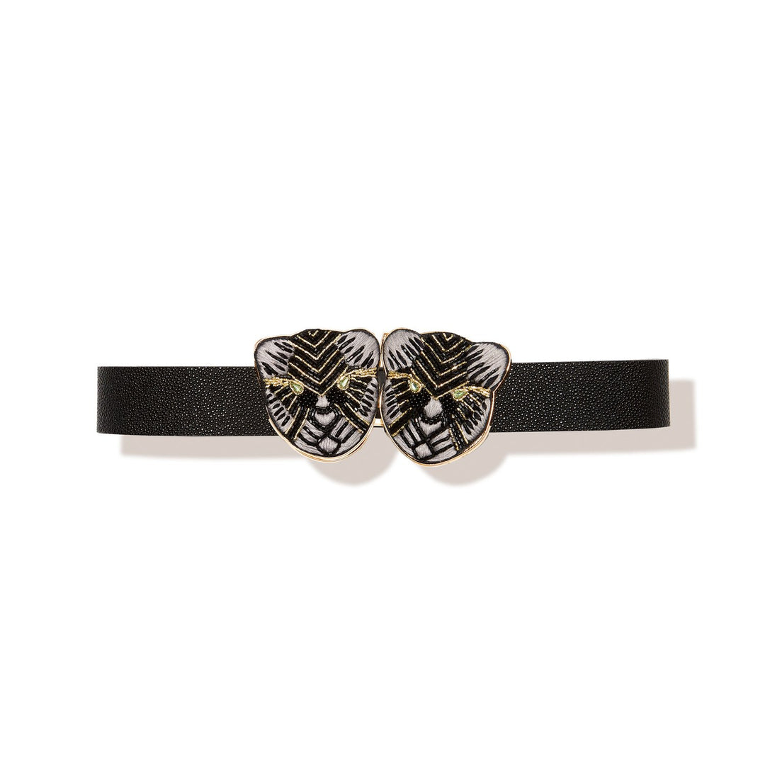 Eye of the Tiger Belt- Black