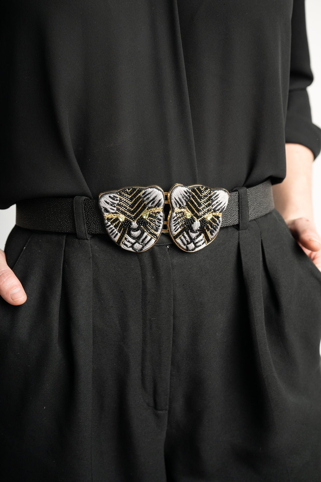 Eye of the Tiger Belt- Black