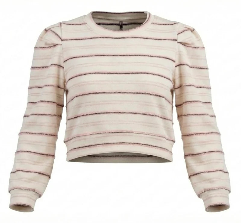 Peyton Top Blush Stripe