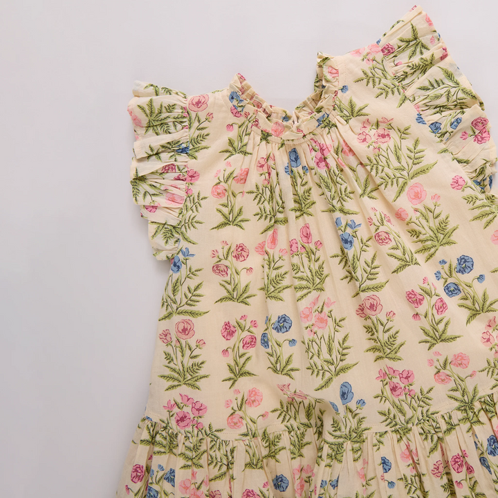 Girls Harper Dress - Leafy Floral