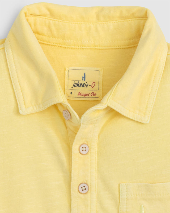 Coastal Wash Original Jr. Polo- Canary