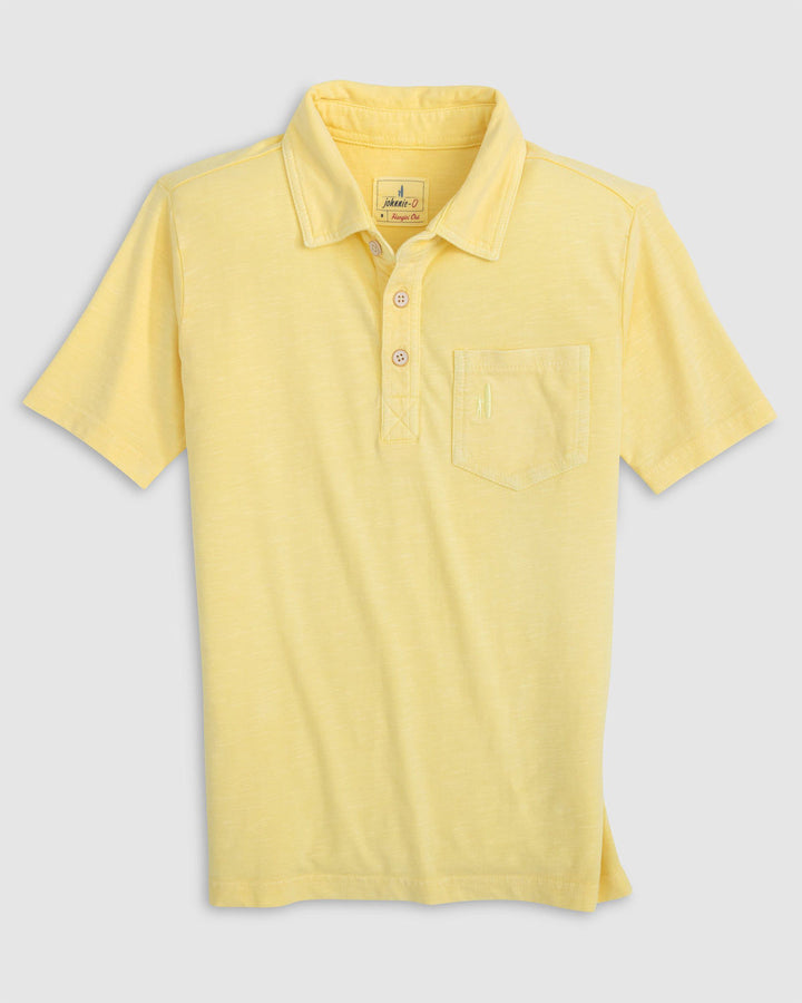 Coastal Wash Original Jr. Polo- Canary