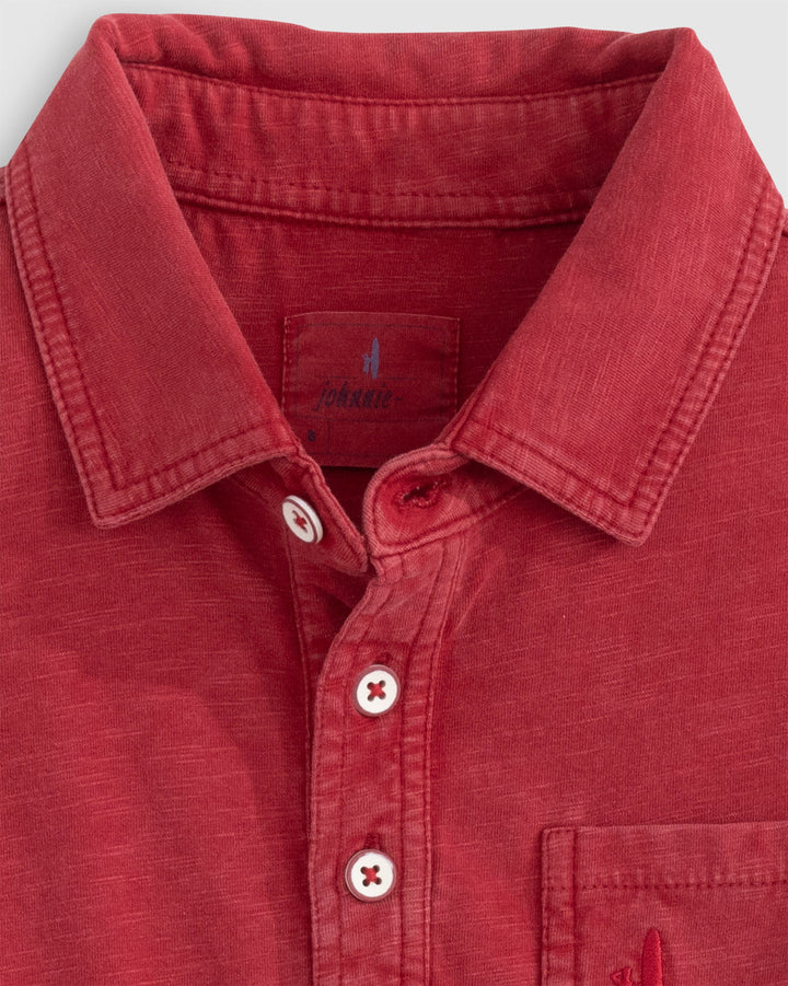 Coastal Wash Original Jr. Polo- Malibu Red