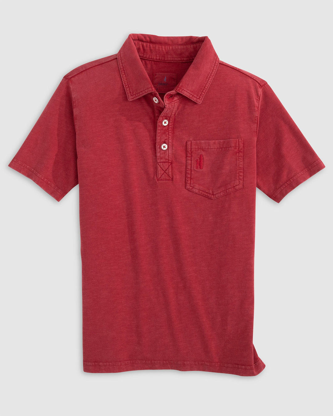 Coastal Wash Original Jr. Polo- Malibu Red