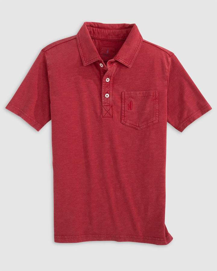 Coastal Wash Original Jr. Polo- Malibu Red