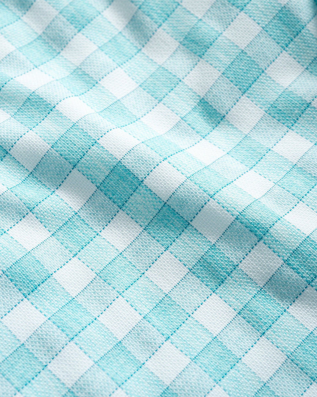 Ashworth Jr. Performance Button Up Shirt- Haze