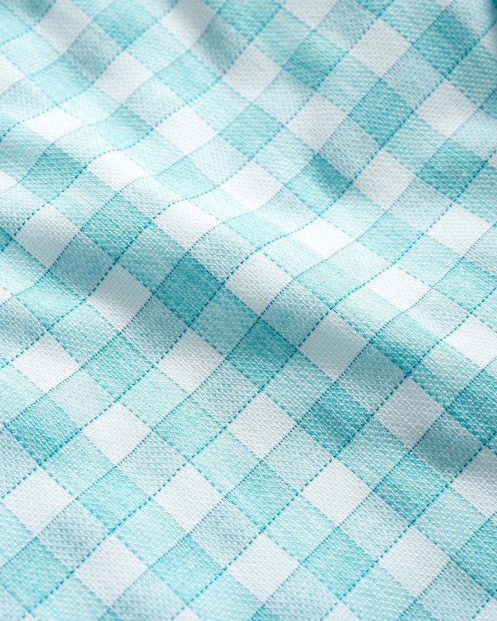 Ashworth Jr. Performance Button Up Shirt- Haze