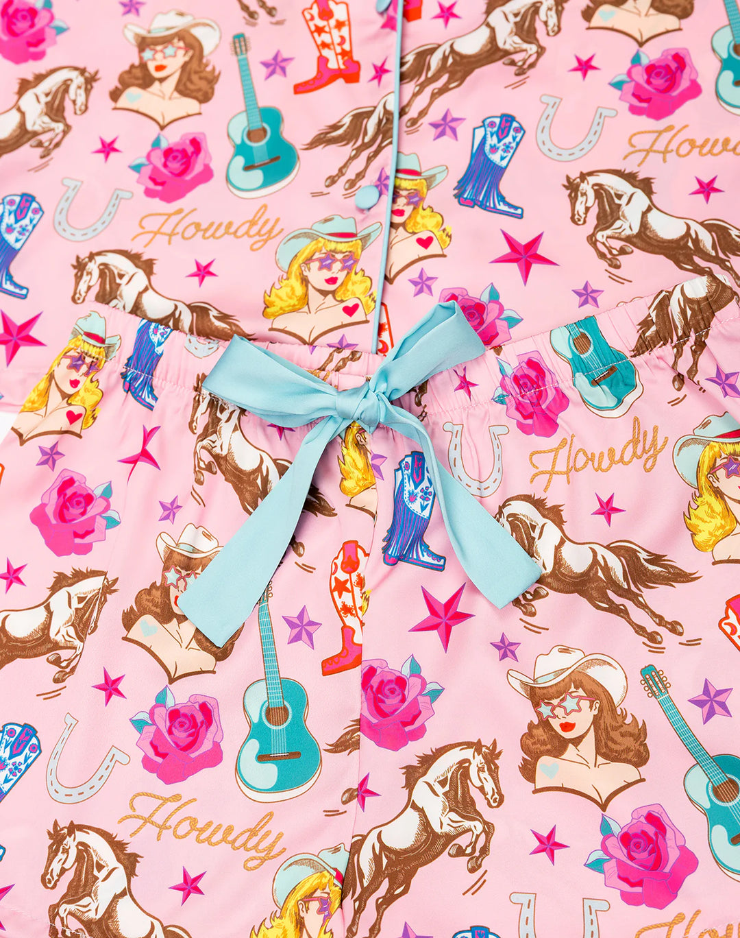 Kids Cowgirl Candy Silky Short Set