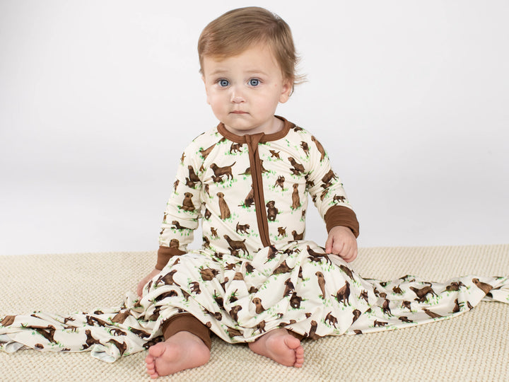 Convertible Romper -Labradors