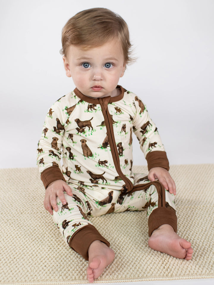Convertible Romper -Labradors