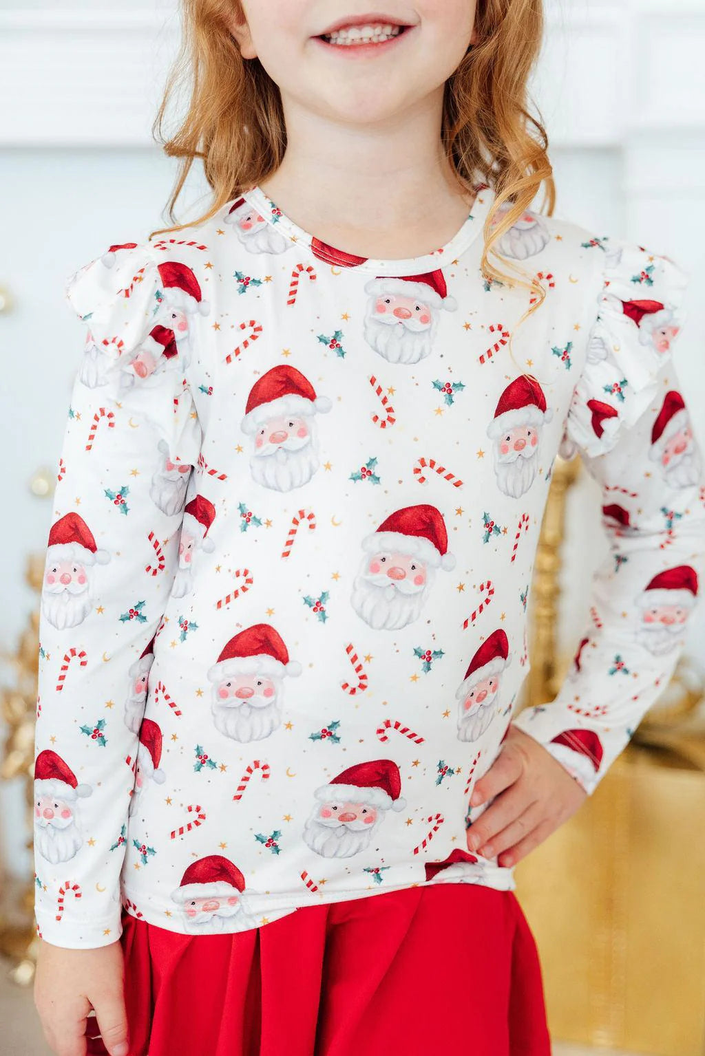 Mistletoe Magic Ruffle Tee