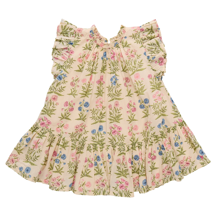 Girls Harper Dress - Leafy Floral